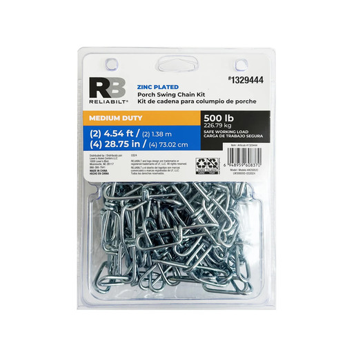 Reliabilt porch swing chain - porch,