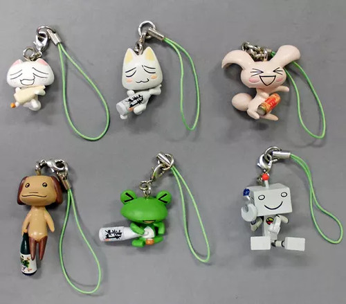 Key chain mascots set 6 - of,
