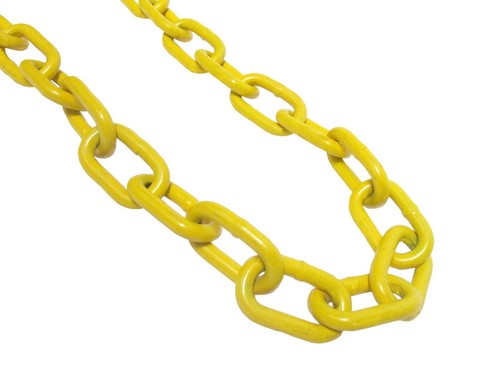 Yellow powder coated - 3/8",
